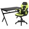 Flash Furniture Black Gaming Desk and Chair Set with Cup Holder BLN-X10D1904-GN-GG - alternate 8
